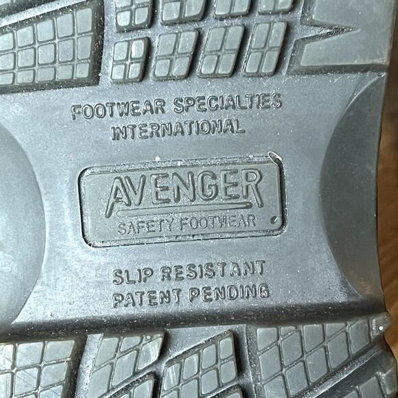 Avenger Oxford A7166 Safety Toe Shoes Brown Leather Womens 7.5 UK 5 EU 37.5 - Picture 8 of 10